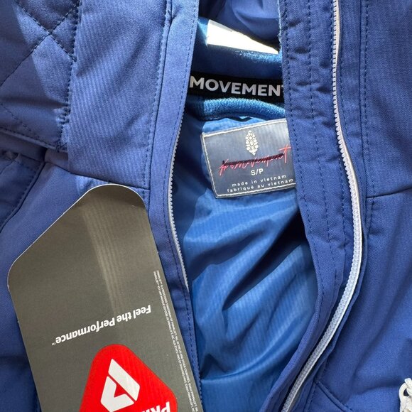 NWT Free People All Prepped Ski Jacket FP Movement Puffer Coat True Blue Small - Picture 8 of 13